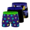 CRAZYBOXER Disney Monsters Doodle Men's Boxer Briefs (3 Pack)
