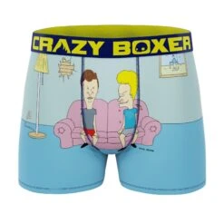 CRAZYBOXER MTV Men's Boxer Briefs (Pack 2 8 CRAZYBOXER MTV Men's Boxer Briefs (Pack 2 -Crazyboxer Sales Store CBMTV0101X2A5 4