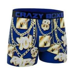 CRAZYBOXER MTV Rap Yo Men's Boxer Briefs 8 CRAZYBOXER MTV Rap Yo Men's Boxer Briefs -Crazyboxer Sales Store CBMTV0102RAPS 3