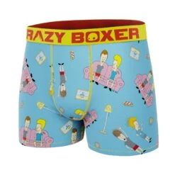 CRAZYBOXER MTV Men's Boxer Briefs -Crazyboxer Sales Store CBMTV01BVB2 4