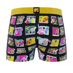 CRAZYBOXER MTV Logo Men's Boxer Briefs 7 CRAZYBOXER MTV Logo Men's Boxer Briefs -Crazyboxer Sales Store CBMTV01MTVS 2