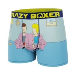 CRAZYBOXER MTV Beavis And Butthead Men's Boxer Briefs 9 CRAZYBOXER MTV Beavis And Butthead Men's Boxer Briefs -Crazyboxer Sales Store CBMTV01PLAC 4