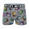 CRAZYBOXER MTV TV Classic Men's Boxer Briefs -Crazyboxer Sales Store CBMTV01TELE 0