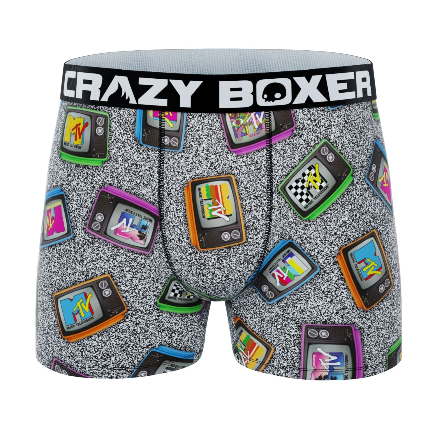 CRAZYBOXER MTV TV Classic Men's Boxer Briefs 3 CRAZYBOXER MTV TV Classic Men's Boxer Briefs