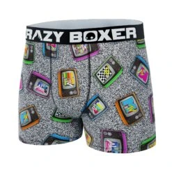 CRAZYBOXER MTV TV Classic Men's Boxer Briefs 9 CRAZYBOXER MTV TV Classic Men's Boxer Briefs -Crazyboxer Sales Store CBMTV01TELE 4