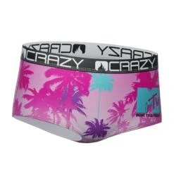 CRAZYBOXER MTV Spring Women's Cheeky Brief -Crazyboxer Sales Store CBMTV0201SHSPR 3
