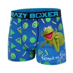 CRAZYBOXER Disney The Muppets Kermit Men's Boxer Briefs -Crazyboxer Sales Store CBMUP0107KERR 4