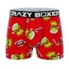 CRAZYBOXER Disney The Muppets Holidays Men's Boxer Briefs -Crazyboxer Sales Store CBMUP0107RED 0