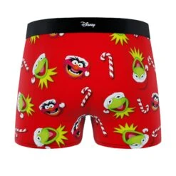 CRAZYBOXER Disney The Muppets Holidays Men's Boxer Briefs -Crazyboxer Sales Store CBMUP0107RED 1