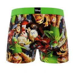Men's Boxer Briefs - The Muppets Show Group + Kermit + Grey 11 Men's Boxer Briefs - The Muppets Show Group + Kermit + Grey -Crazyboxer Sales Store CBMUP0107X3A3 5
