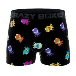 Men's Boxer Briefs - The Muppets Show Group + Kermit + Grey 14 Men's Boxer Briefs - The Muppets Show Group + Kermit + Grey -Crazyboxer Sales Store CBMUP0107X3A3 8