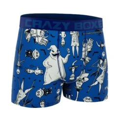 CRAZYBOXER Men's Disney Spooky Nightmare Before Xmas Boxer Briefs -Crazyboxer Sales Store CBNIG0101ALOV 3