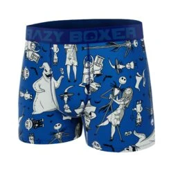 CRAZYBOXER Men's Disney Spooky Nightmare Before Xmas Boxer Briefs -Crazyboxer Sales Store CBNIG0101ALOV 4