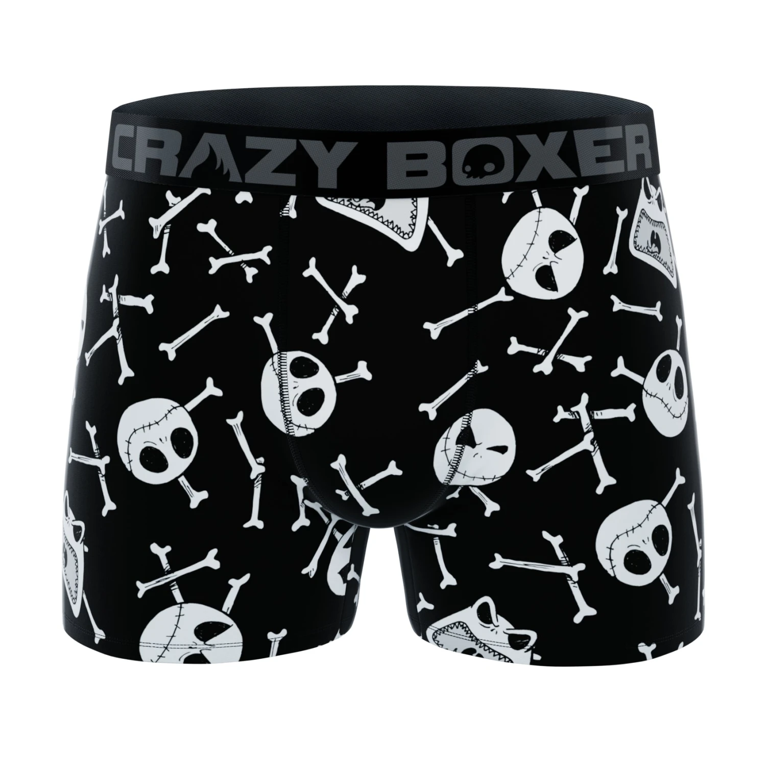 CRAZYBOXER Disney Nightmare Before Christmas Halloween Bone Men's Boxer Briefs 3 CRAZYBOXER Disney Nightmare Before Christmas Halloween Bone Men's Boxer Briefs