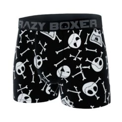 CRAZYBOXER Disney Nightmare Before Christmas Halloween Bone Men's Boxer Briefs 9 CRAZYBOXER Disney Nightmare Before Christmas Halloween Bone Men's Boxer Briefs -Crazyboxer Sales Store CBNIG0101BONE 4