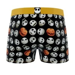 CRAZYBOXER Disney Nightmare Before Christmas Halloween Pumpkin Men's Boxer Briefs -Crazyboxer Sales Store CBNIG0101PUMP 1