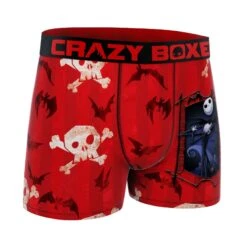 CRAZYBOXER Disney Nightmare Coffins Men's Boxer Briefs (Creative Packaging) 10 CRAZYBOXER Disney Nightmare Coffins Men's Boxer Briefs (Creative Packaging) -Crazyboxer Sales Store CBNIG01COF2N 3