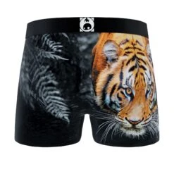 CRAZYBOXER Outdoor Wild Tiger Men's Boxer Briefs (3 Pack) -Crazyboxer Sales Store CBOUT0101X3C1 5