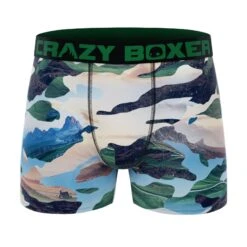 CRAZYBOXER Outdoor Wild Tiger Men's Boxer Briefs (3 Pack) -Crazyboxer Sales Store CBOUT0101X3C1 8