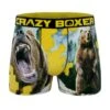 CRAZYBOXER Outdoor Grizzly Men's Boxer Briefs 1 CRAZYBOXER Outdoor Grizzly Men's Boxer Briefs -Crazyboxer Sales Store CBOUT0102GRIZ 0
