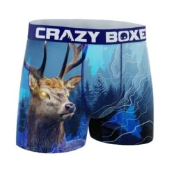 CRAZYBOXER Outdoor Deer Men's Boxer Briefs -Crazyboxer Sales Store CBOUT0103DEER 3