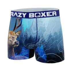 CRAZYBOXER Outdoor Deer Men's Boxer Briefs -Crazyboxer Sales Store CBOUT0103DEER 4