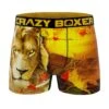 CRAZYBOXER Outdoor Lion Men's Boxer Briefs