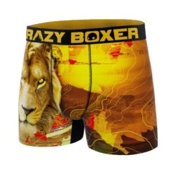 CRAZYBOXER Outdoor Lion Men's Boxer Briefs -Crazyboxer Sales Store CBOUT0103LION 4