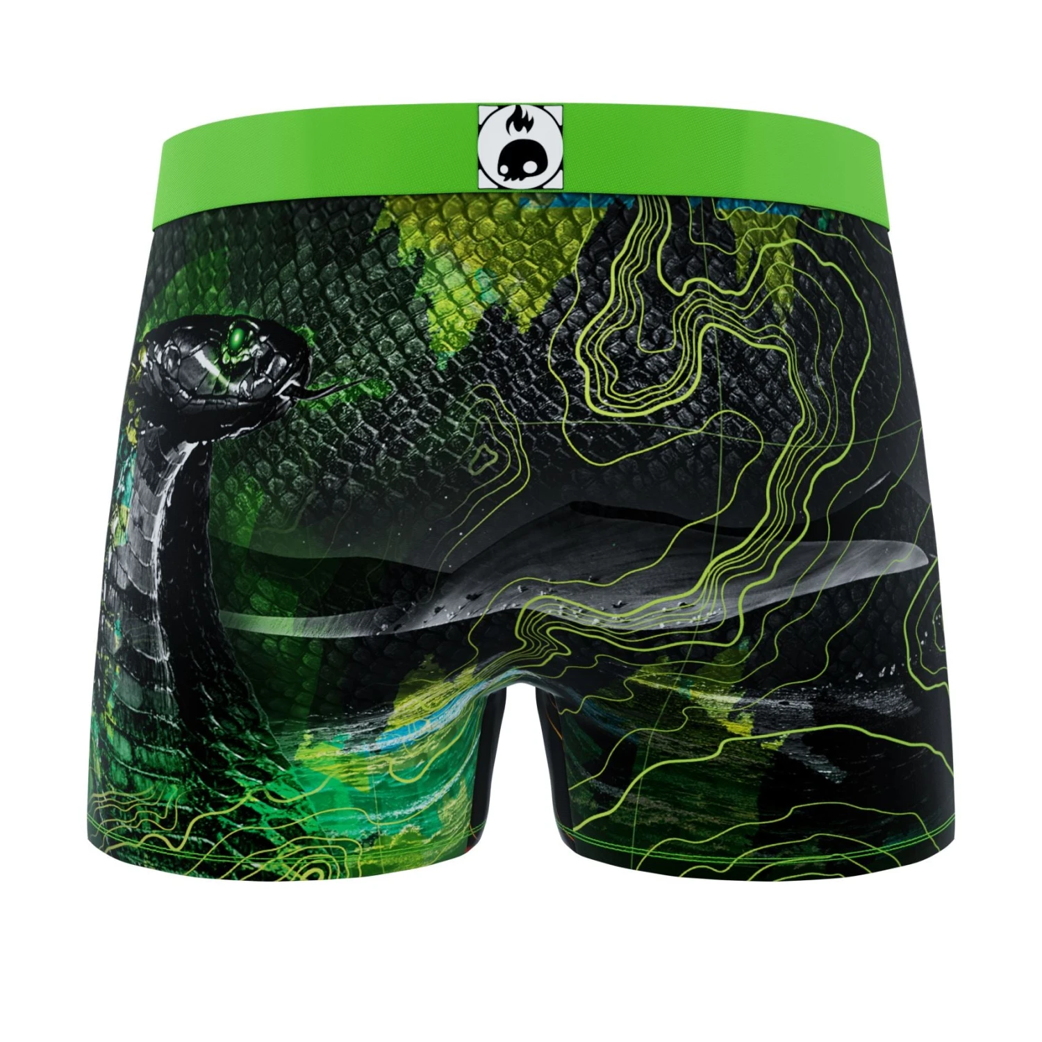 CRAZYBOXER Outdoor Snake Men's Boxer Briefs 4 CRAZYBOXER Outdoor Snake Men's Boxer Briefs - Image 2