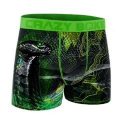 CRAZYBOXER Outdoor Snake Men's Boxer Briefs 8 CRAZYBOXER Outdoor Snake Men's Boxer Briefs -Crazyboxer Sales Store CBOUT0103SNAK 3