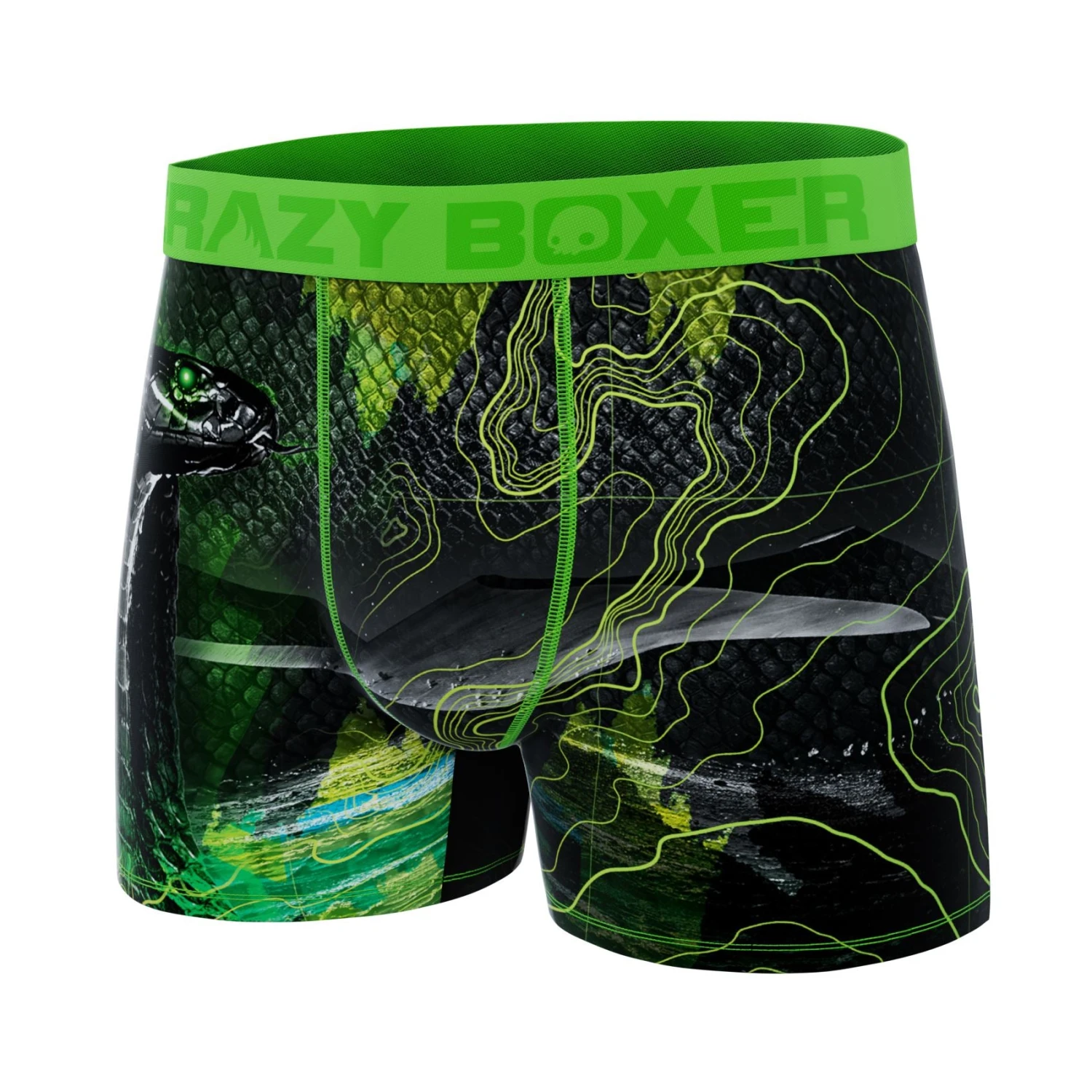 CRAZYBOXER Outdoor Snake Men's Boxer Briefs 6 CRAZYBOXER Outdoor Snake Men's Boxer Briefs - Image 4