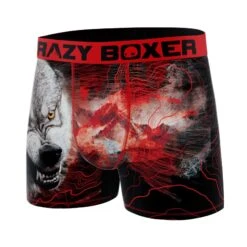 CRAZYBOXER Outdoor Wolf Men's Boxer Briefs -Crazyboxer Sales Store CBOUT0103WOLF 4