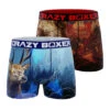 CRAZYBOXER Outdoor Deer Bear Men's Boxer Briefs (2 Pack) -Crazyboxer Sales Store CBOUT0103X2A1 1