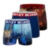 CRAZYBOXER Outdoor Deer Bear Men's Boxer Briefs (3 Pack) -Crazyboxer Sales Store CBOUT0103X3A1 1