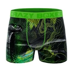 CRAZYBOXER Outdoor Lion-Snake Men's Boxer Briefs (Pack 3) -Crazyboxer Sales Store CBOUT0103X3A2 8