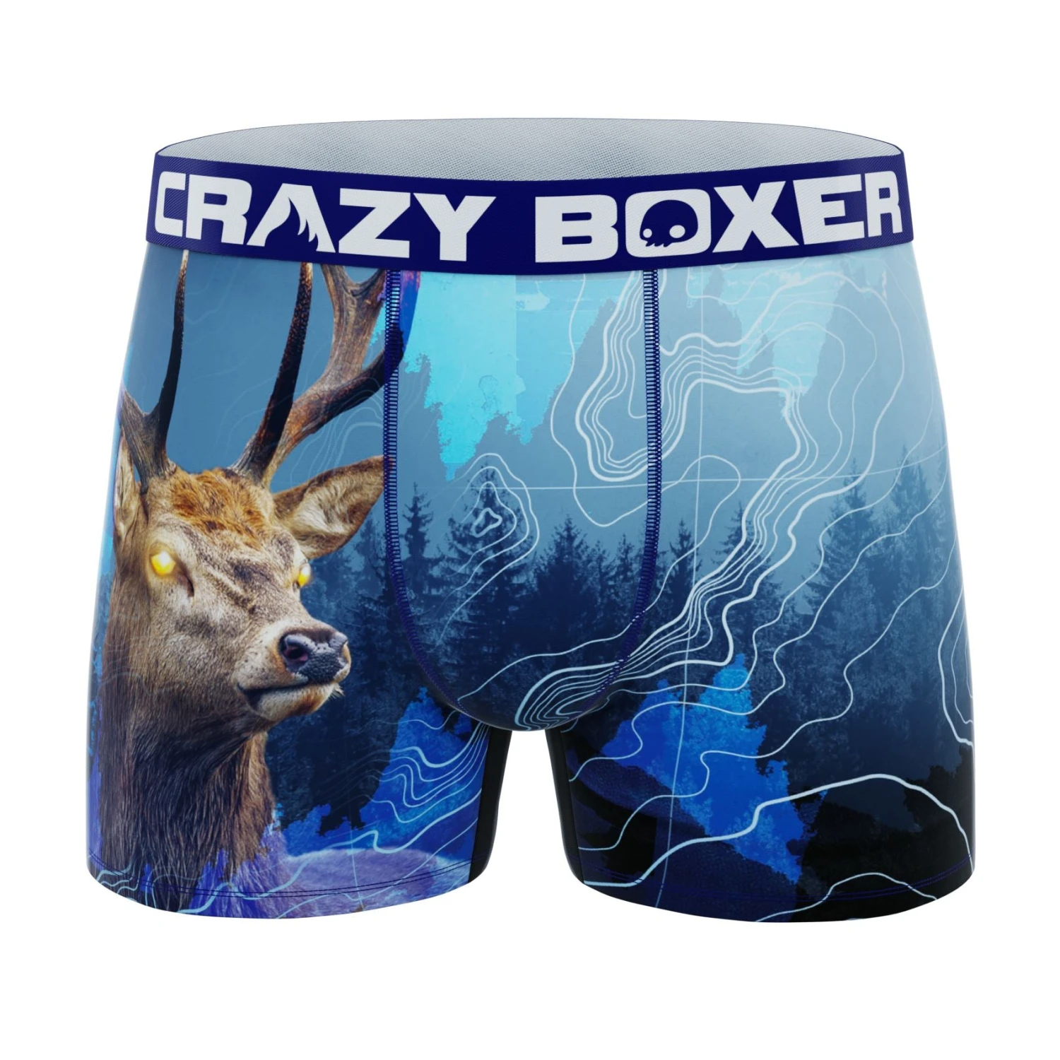 CRAZYBOXER Outdoor Bear-Lion-Deer Men's Boxer Briefs (5 Pack) 6 CRAZYBOXER Outdoor Bear-Lion-Deer Men's Boxer Briefs (5 Pack) - Image 4