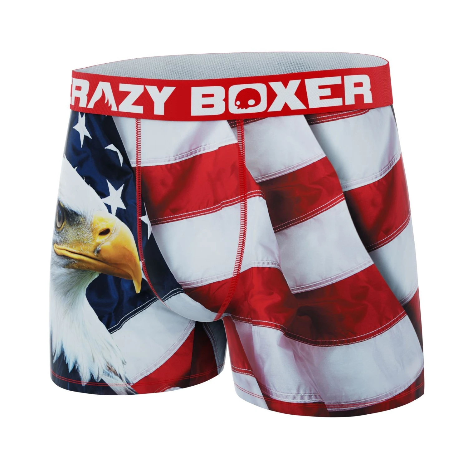 CRAZYBOXER Eagle Flag All Star Men's Boxer Briefs 6 CRAZYBOXER Eagle Flag All Star Men's Boxer Briefs - Image 4