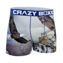 CRAZYBOXER Outdoor Flying Eagle Men's Boxer Briefs -Crazyboxer Sales Store CBOUT01EAG2 3