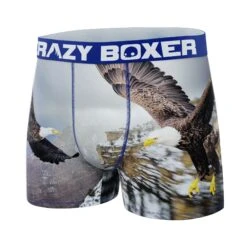 CRAZYBOXER Outdoor Flying Eagle Men's Boxer Briefs -Crazyboxer Sales Store CBOUT01EAG2 4