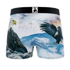 Men's 3-Pack Boxer Briefs - Wild Outdoors - Tiger And Eagle -Crazyboxer Sales Store CBOUT01X3A2 9