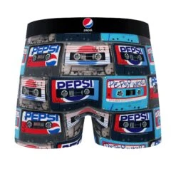 CRAZYBOXER Pepsi Tape Men's Boxer Briefs -Crazyboxer Sales Store CBPEP0101TAPE 2
