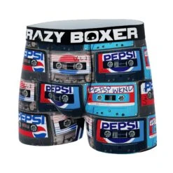 CRAZYBOXER Pepsi Tape Men's Boxer Briefs -Crazyboxer Sales Store CBPEP0101TAPE 4