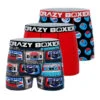 CRAZYBOXER Pepsi Tape Men's Boxer Briefs (Pack 3) 1 CRAZYBOXER Pepsi Tape Men's Boxer Briefs (Pack 3) -Crazyboxer Sales Store CBPEP0101X3A2 1