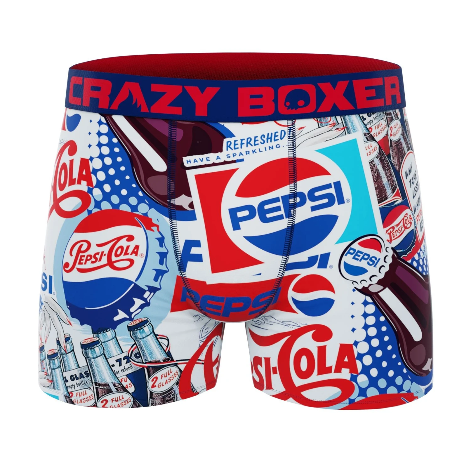 CRAZYBOXER Pepsi Men's Boxer Briefs (Pack 3) 4 CRAZYBOXER Pepsi Men's Boxer Briefs (Pack 3) - Image 2
