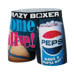 CRAZYBOXER Pepsi Come Alive! & Basketball Men's Boxer Briefs -Crazyboxer Sales Store CBPEP01BASK 4