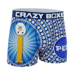 CRAZYBOXER Pez Donut & Candy Men's Boxer Briefs -Crazyboxer Sales Store CBPEZ01DONU 3