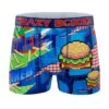 Men's Boxer Briefs - Colorful - Retro Burger 1 Men's Boxer Briefs - Colorful - Retro Burger -Crazyboxer Sales Store CBPOS01BURG 0