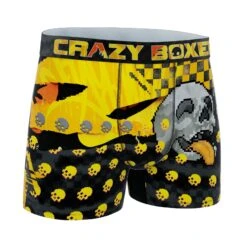Men's Boxer Briefs - Colorful - Skulls -Crazyboxer Sales Store CBPOS01SKUL 3