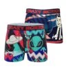 Men's 2-Pack Boxer Briefs - Colorful - Retro -Crazyboxer Sales Store CBPOS01X2A2 1