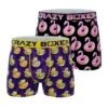 CRAZYBOXER Animals Flamingo Men's Boxer Briefs (2 Pack) -Crazyboxer Sales Store CBPOS01X2A5 5
